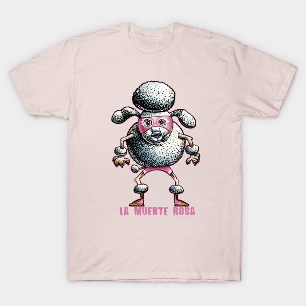 La Muerte Rosa (The Pink Death) T-Shirt by ChetArt